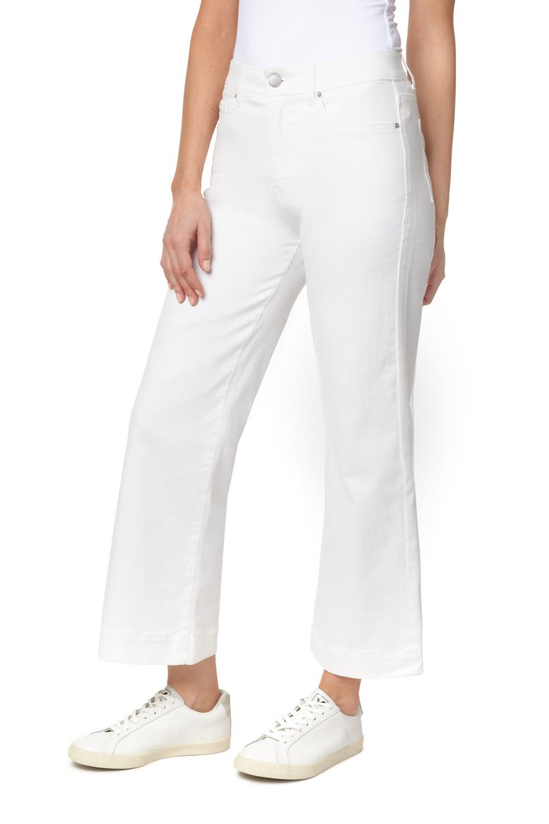 Summer in the City 27-Inch High Rise Crop Flare Leg Jeans, Alternate, color, WHISPERWHT