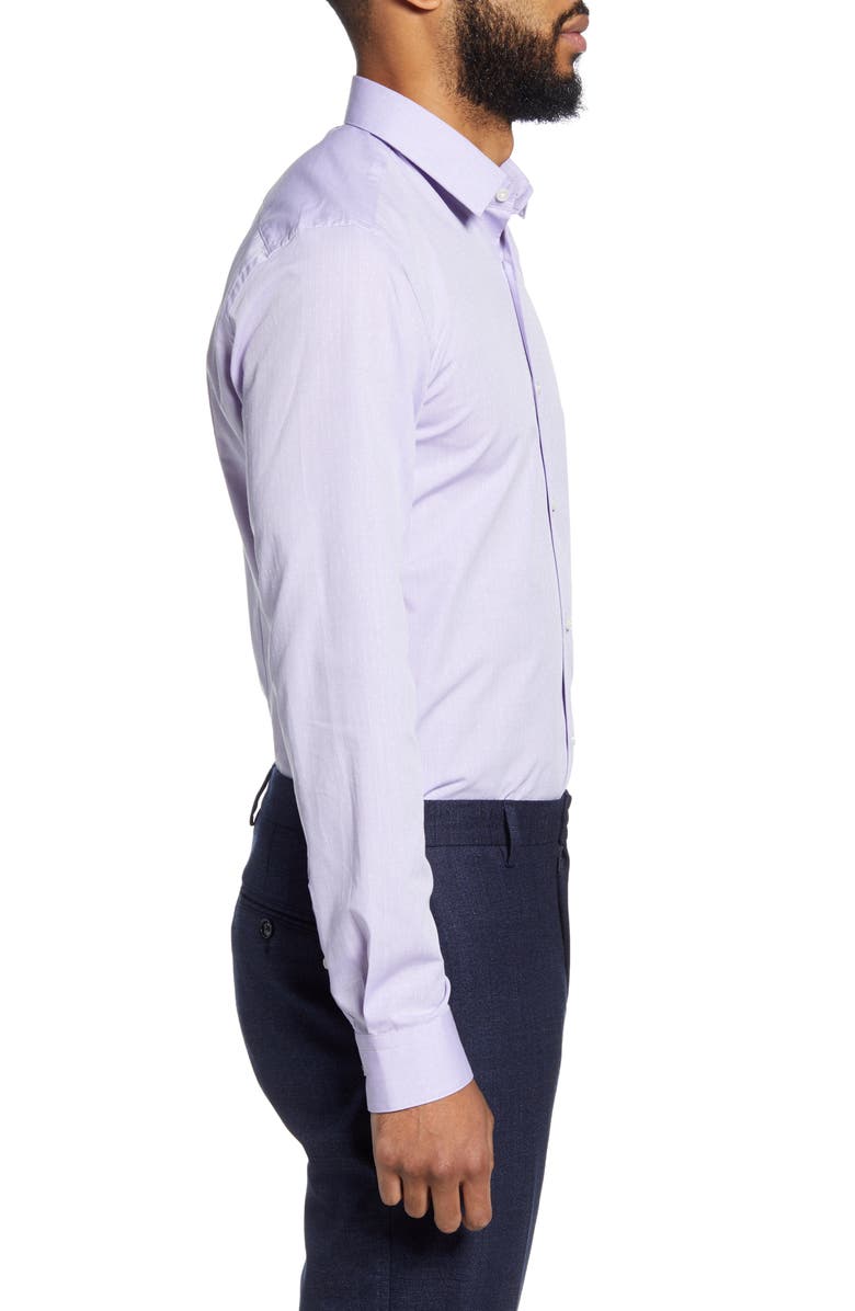 BOSS Isko Slim Fit Check Dress Shirt, Alternate, color, 