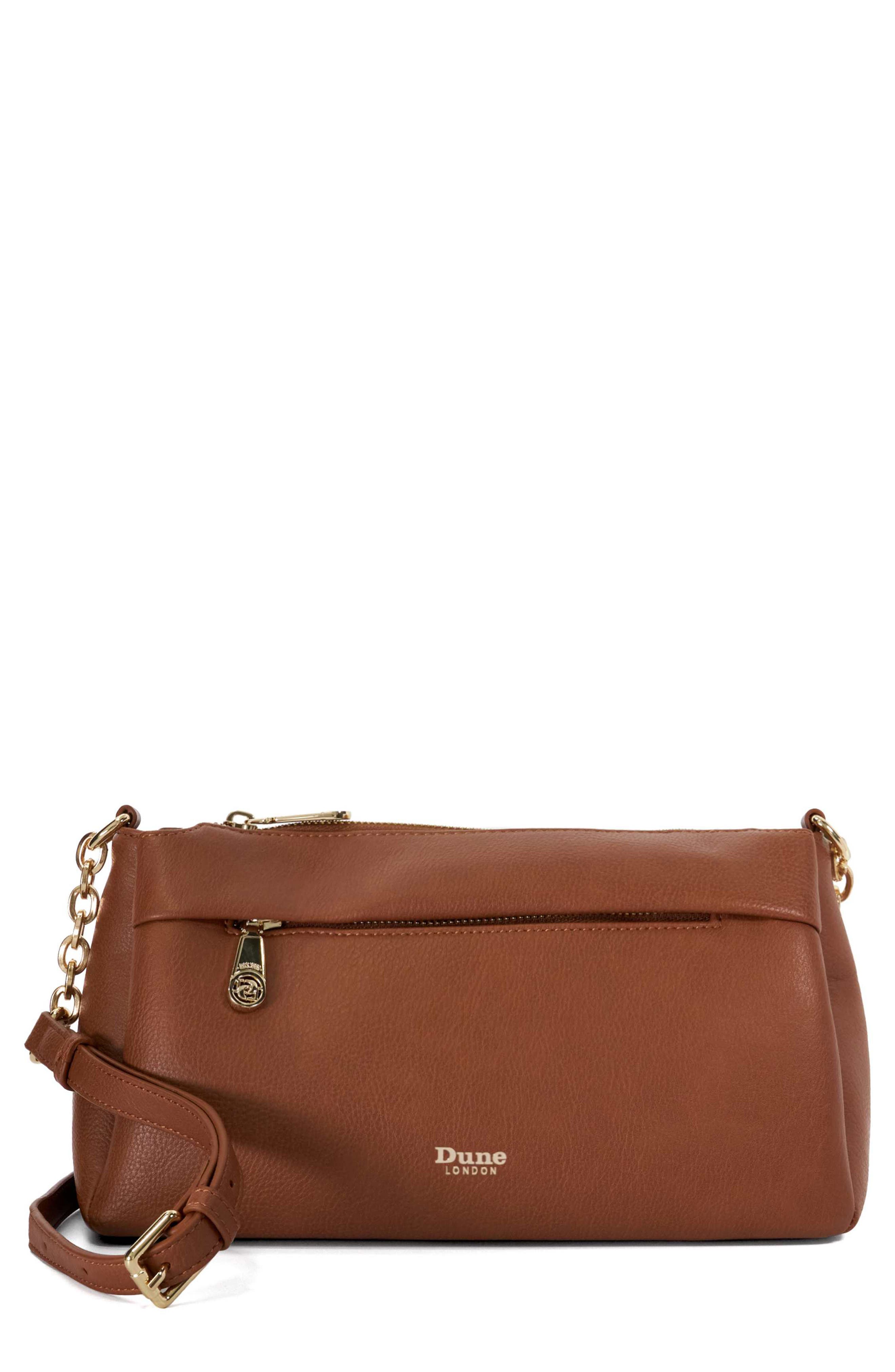 Drives Faux Leather Crossbody Bag, Main, color, TAN