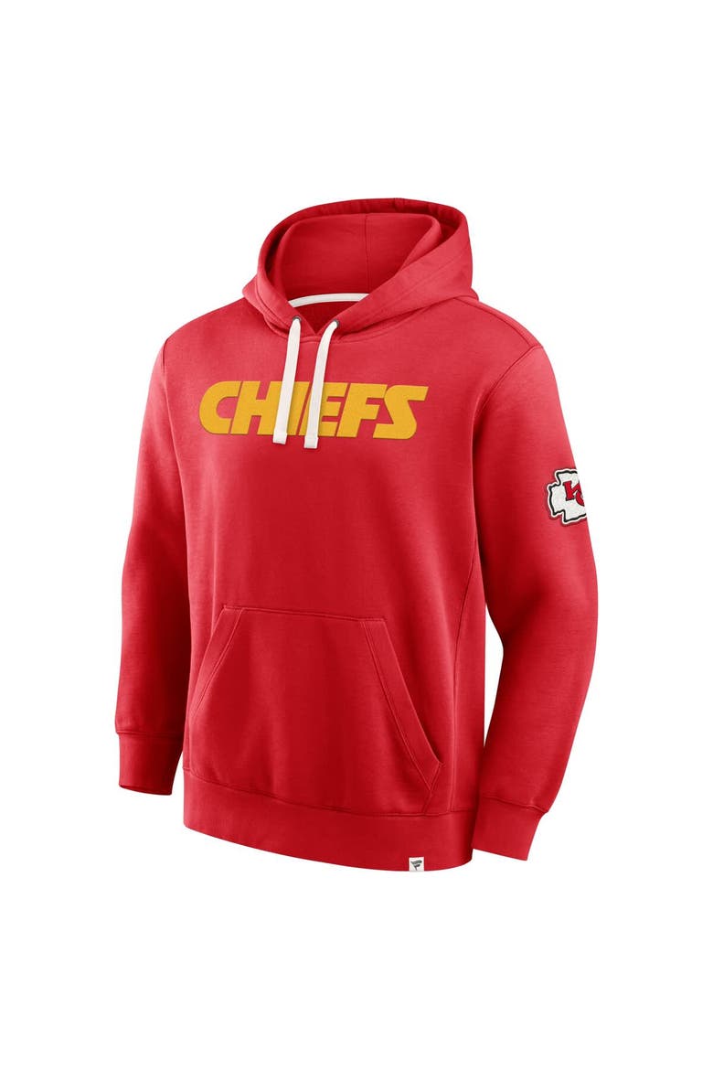 Men's Fanatics Red Kansas City Chiefs New Horizons Heritage Pullover Hoodie, Alternate, color, Red