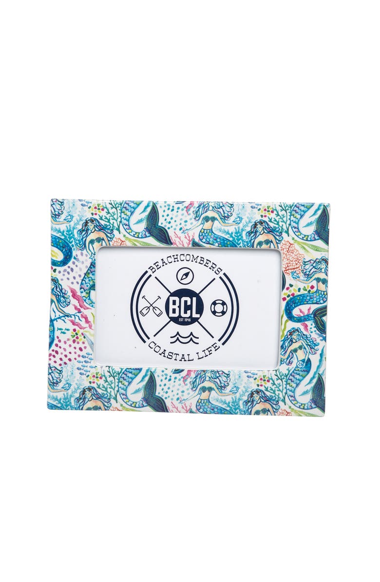 Beachcombers Mermaid Garden 8" X 6" Photo Frame Blue Mermaids, Main, color, Blue