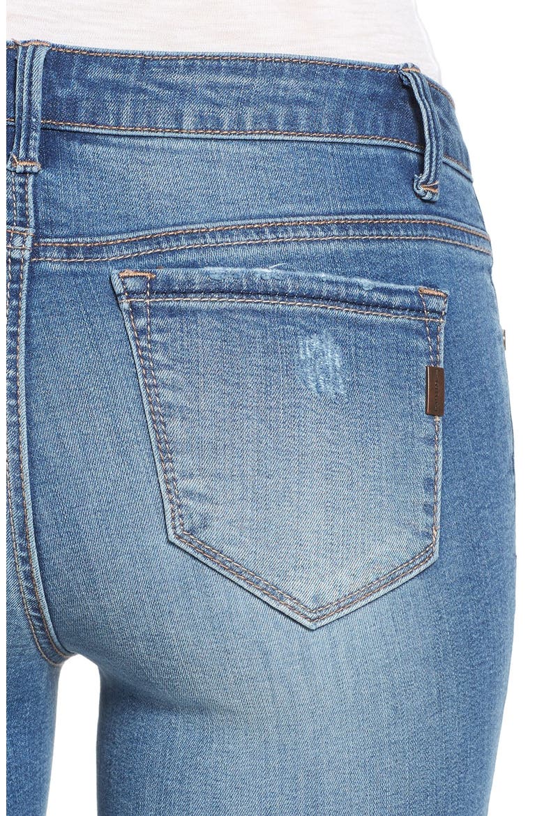 1822 Ripped Skinny Jeans, Alternate, color, XANTHE