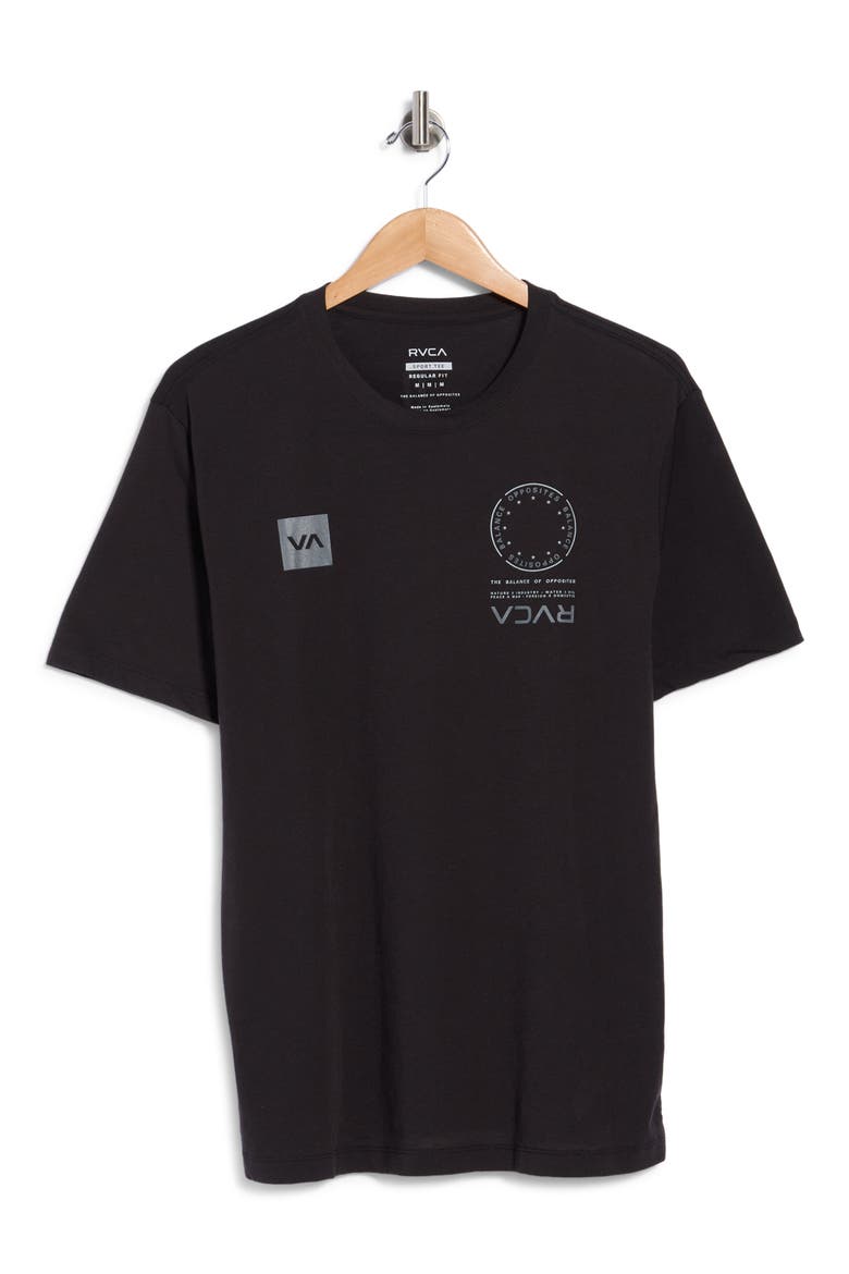 VA Mark Performance Graphic T-Shirt, Alternate, color, BLACK