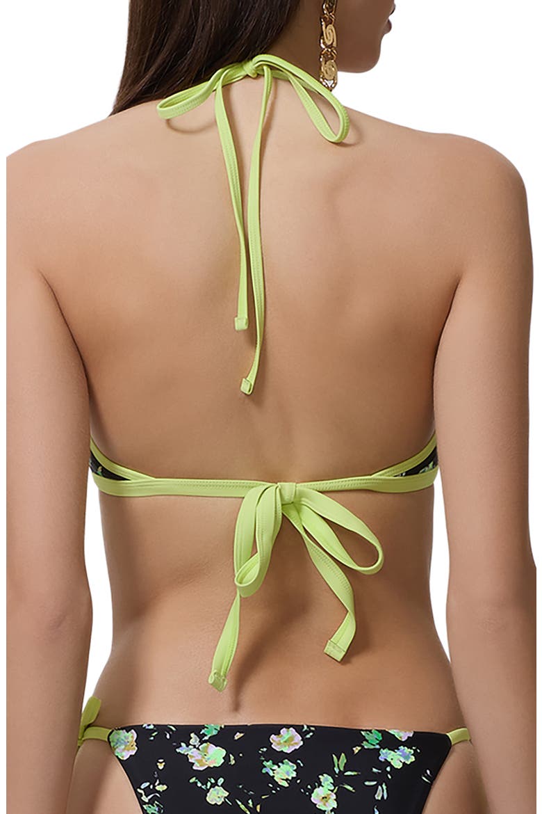 Mykonos Triangle Bikini Top, Alternate, color, CITRUS DAISY