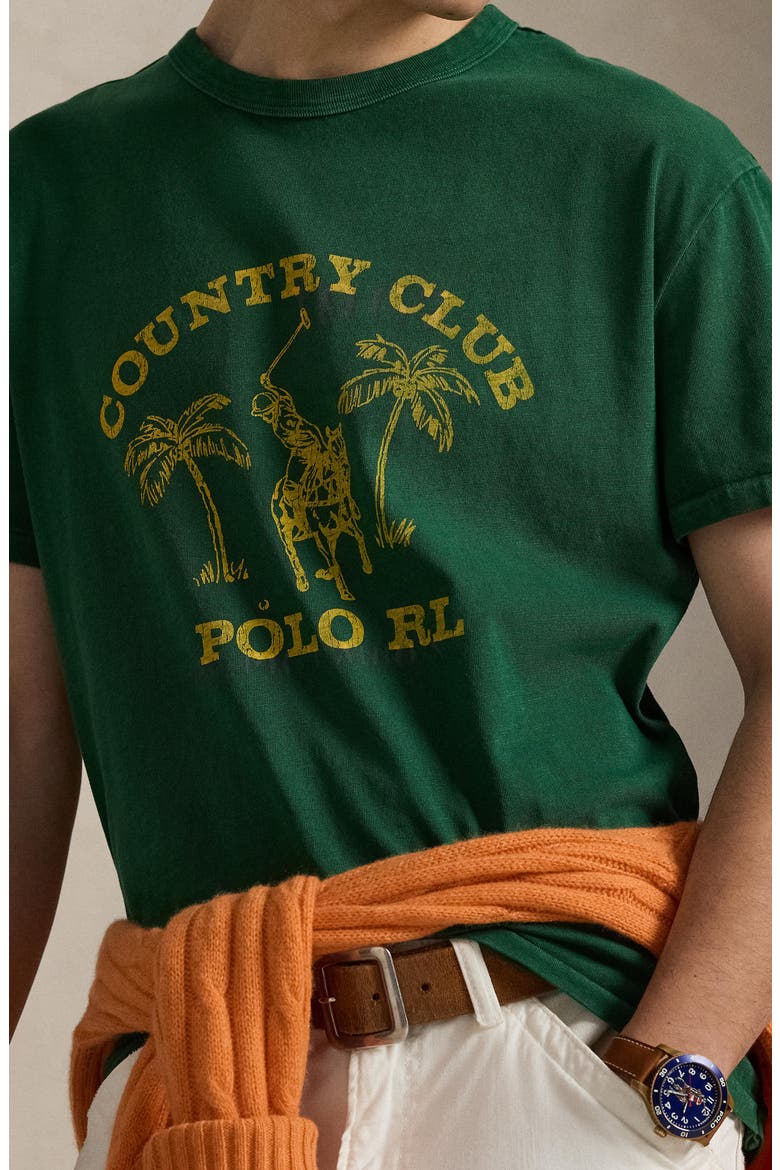 Polo Ralph Lauren Classic Fit Country Club Cotton Graphic T-Shirt