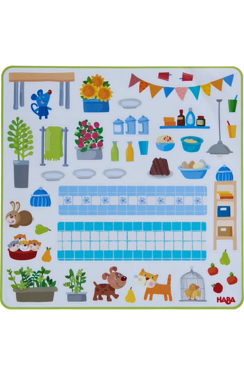 HABA Little Friends Town Villa Removal Decals, Alternate, color, Multi