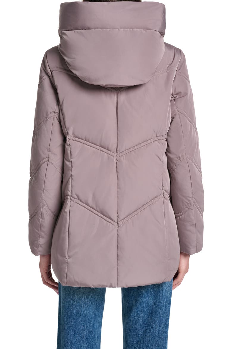 Water Repellent Down & Feather Fill Puffer Jacket, Alternate, color, CASHEW