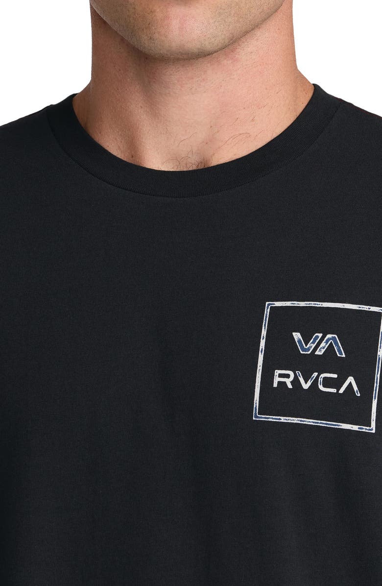RVCA VA all the Way Cotton Graphic T-Shirt, Alternate, color, Pirate Black