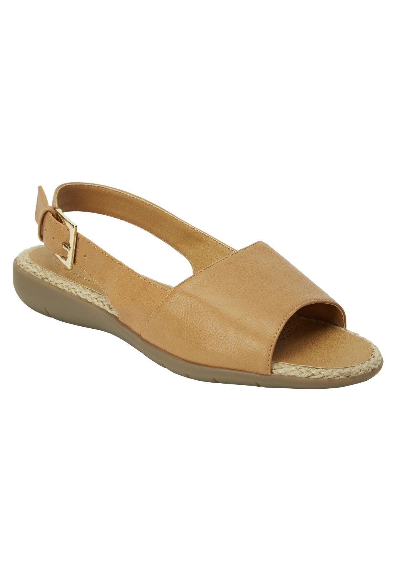 The Adele Sling Sandal, Alternate, color, SUNTAN