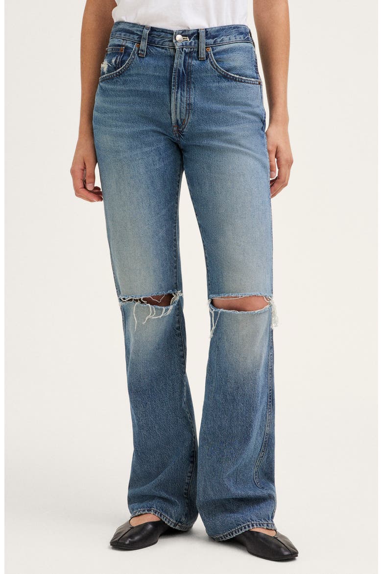 Relaxed Bootcut Jeans, Main, color, SOLSTICE WASH