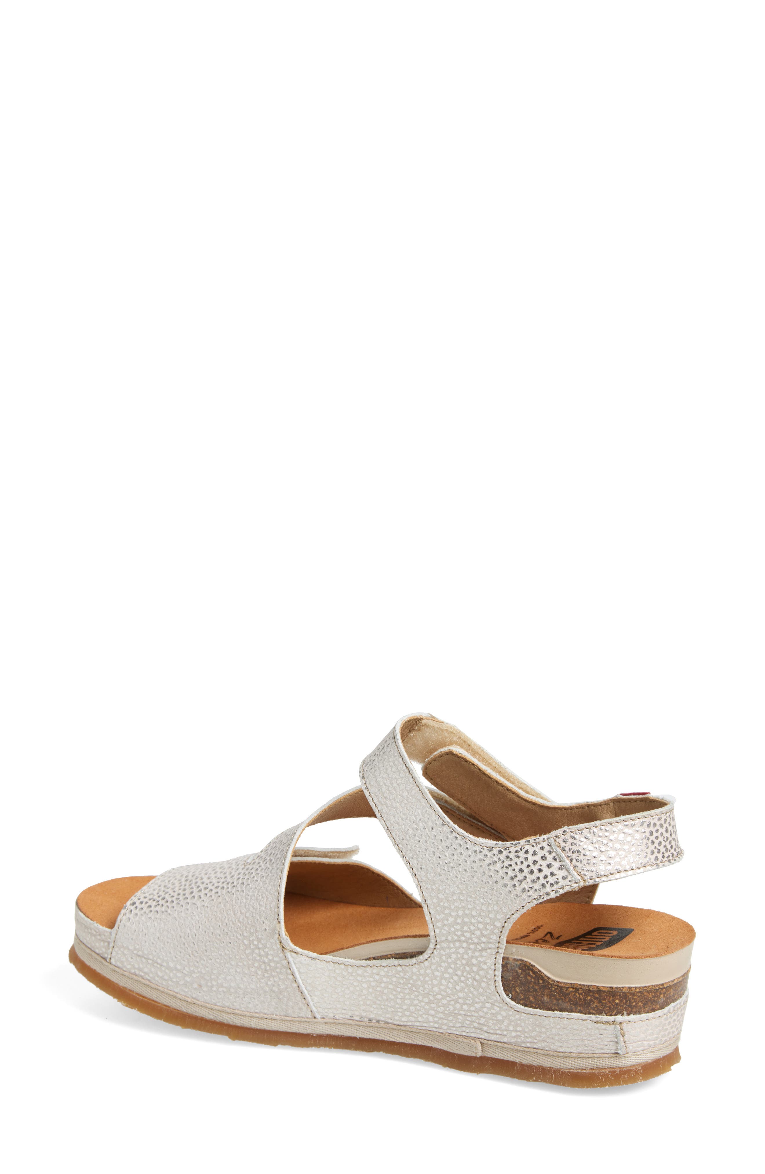 206 Austin Platform Sandal, Alternate, color, STARLIGHT ORO