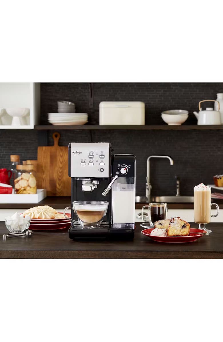 Mr. Coffee OneTouch CoffeeHouse Espresso and Cappuccino Machine, Alternate, color, 