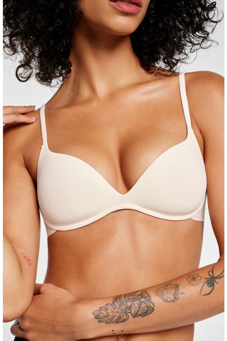 Zero-G Wirefree Lift Up Bra, Alternate, color, Ecru