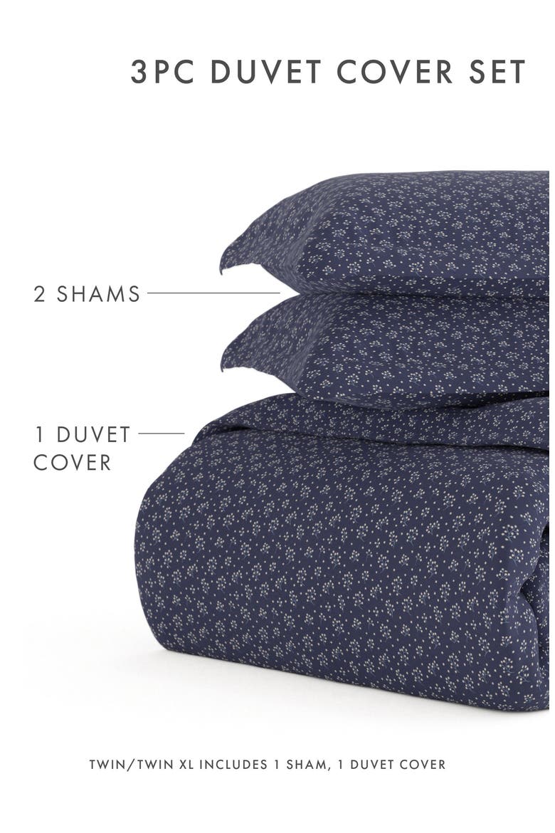 Premium Ultra Duvet Cover & Sham Set, Alternate, color, NAVY