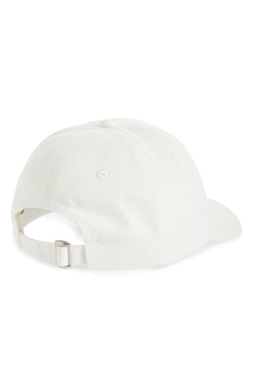 Nordstrom Rack Classic Cotton Baseball Cap In Ivory