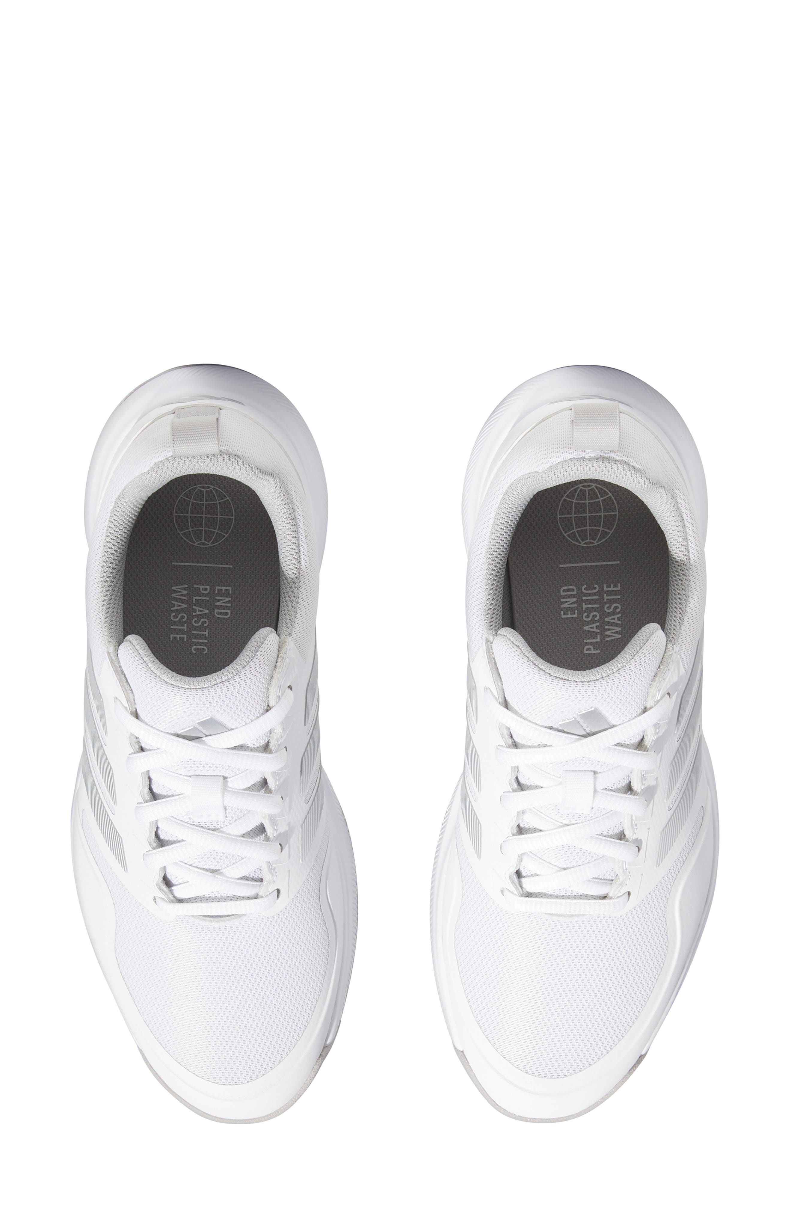 adidas Tech Response 3.0 Water Resistant Golf Shoe, Alternate, color, White/ Grey/ Silver Metallic