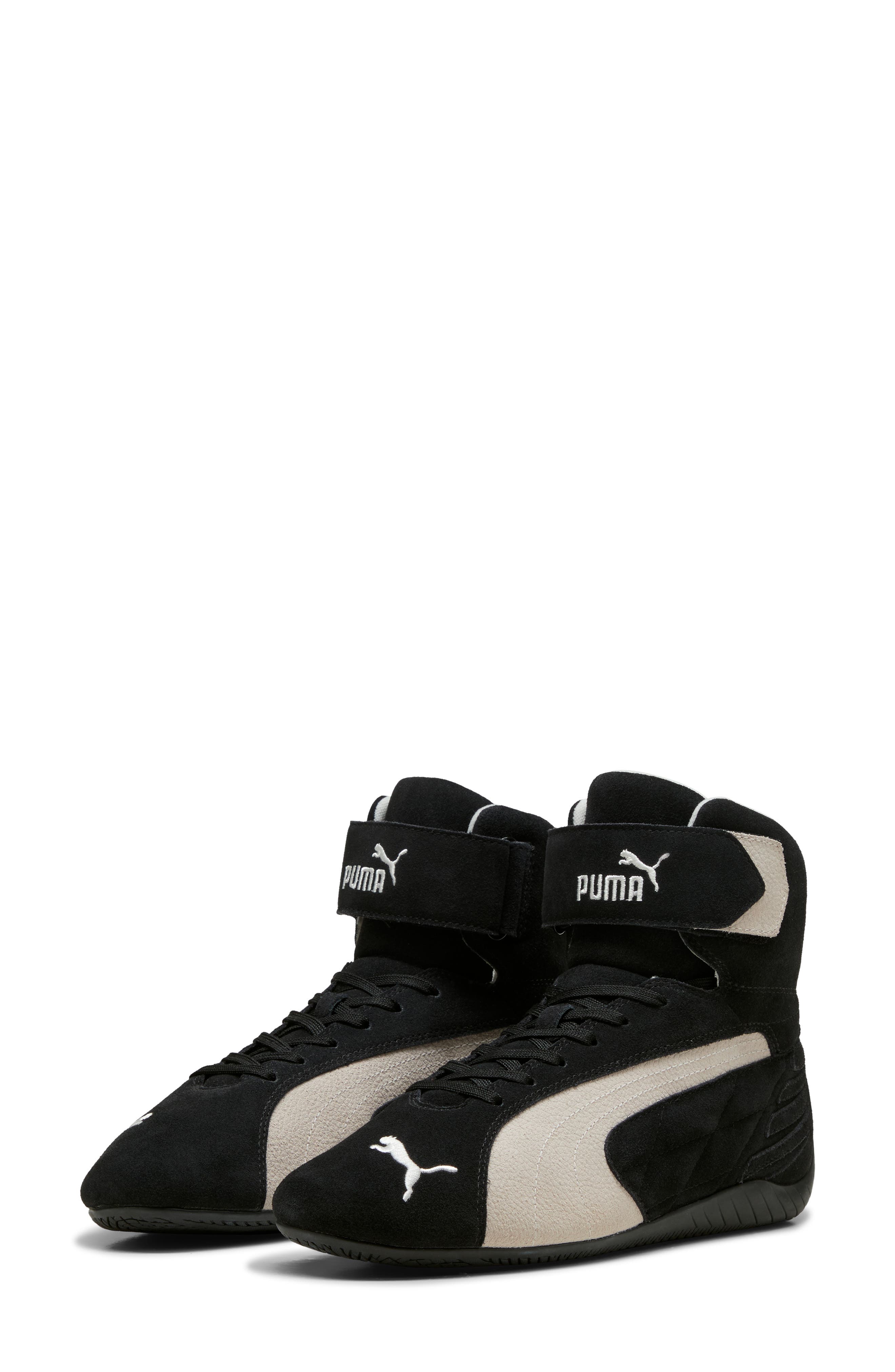 PUMA Speedcat Mid Sneaker, Main, color, Puma Black-Warm White
