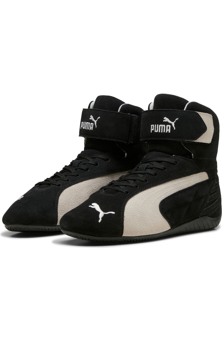 PUMA Speedcat Mid Sneaker, Main, color, Puma Black-Warm White