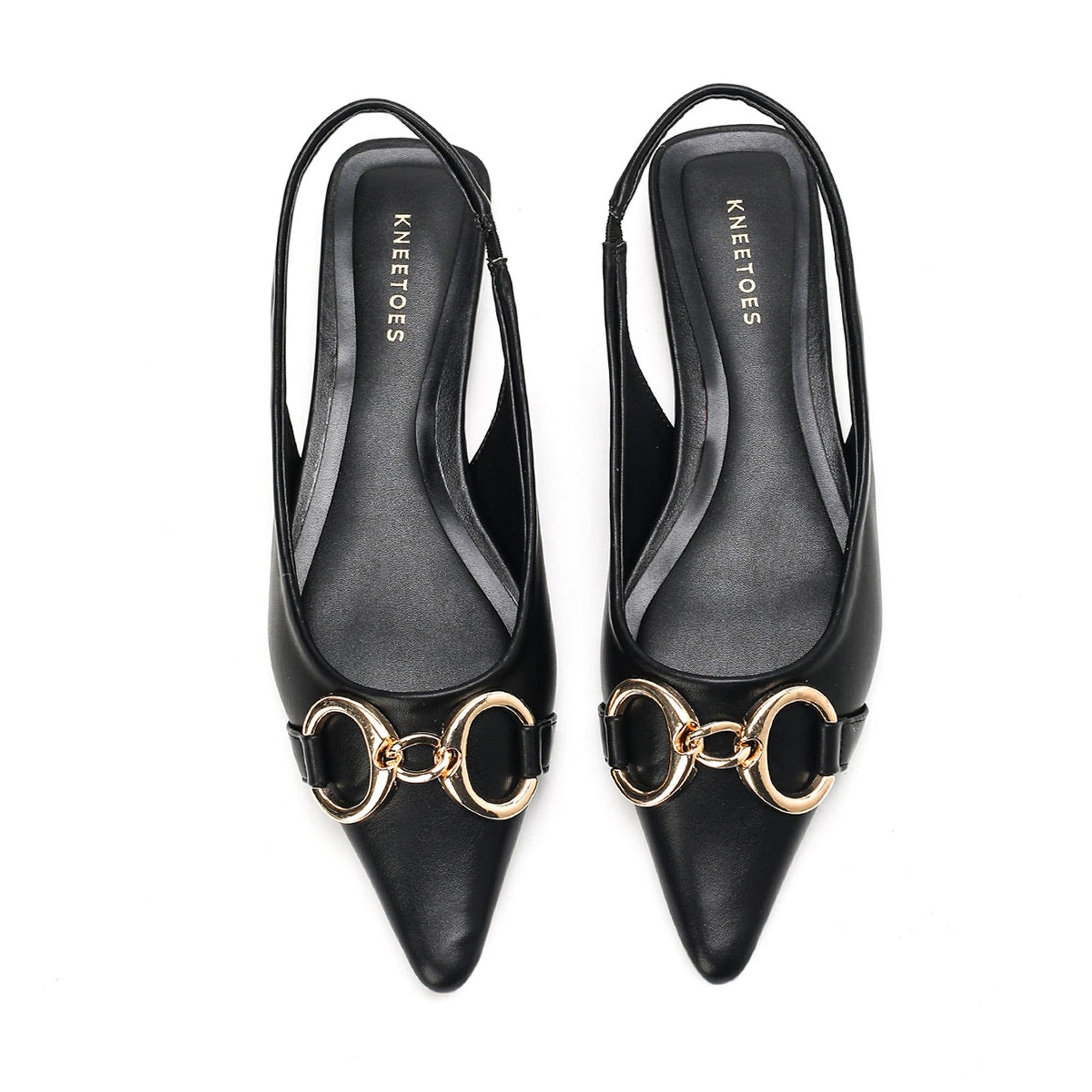 Daphne Slingback Flat, Alternate, color, Black