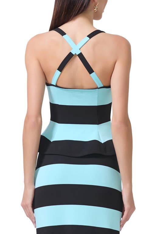 AFRM AFRM LYLE STRIPE PEPLUM TANK 