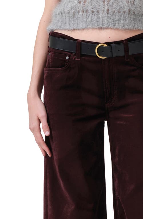 Citizen Of Humanity Citizens Of Humanity Loli Mid Rise Baggy Velvet Jeans