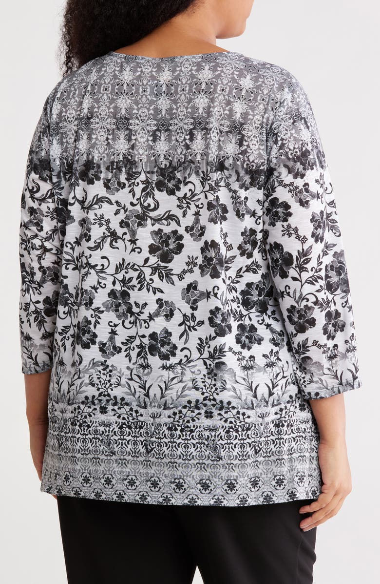 RUBY RD Long Sleeve Tunic Top, Alternate, color,