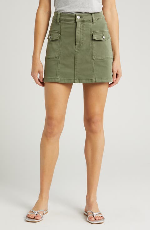 Jessie Canvas Cargo Skirt