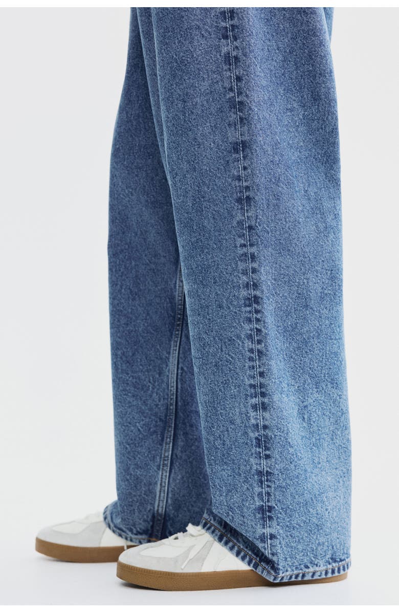 H&M Baggy Jeans, Alternate, color, Medium Denim Blue