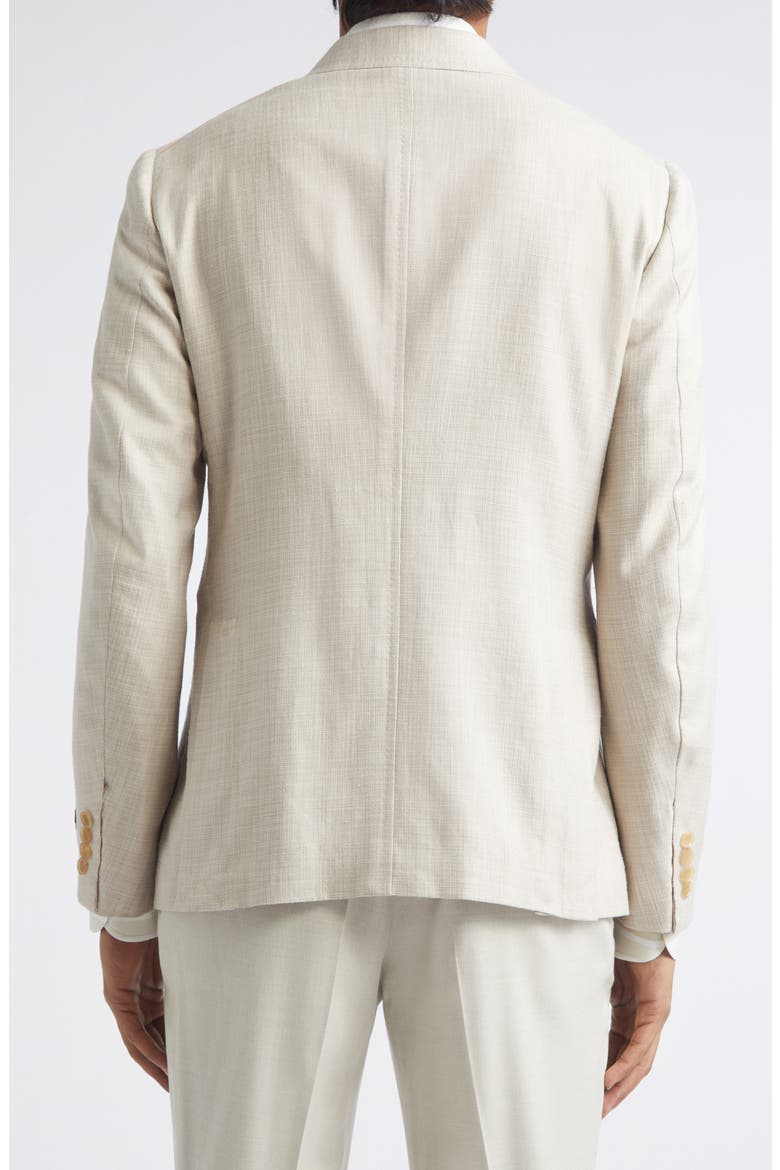 Flamed Cotton & Silk Sport Coat, Alternate, color, OPEN WHITE 300