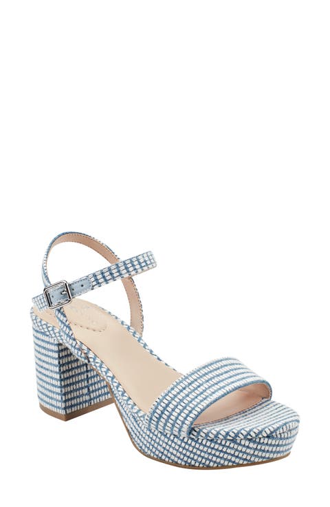 Pennie Ankle Strap Platform Sandal (Women)