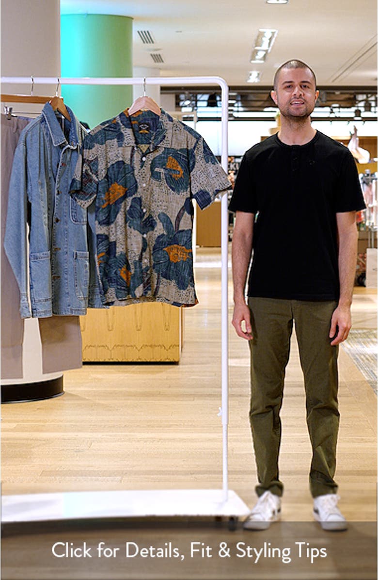 Bloom Floral Cotton Camp Shirt, sales video thumbnail