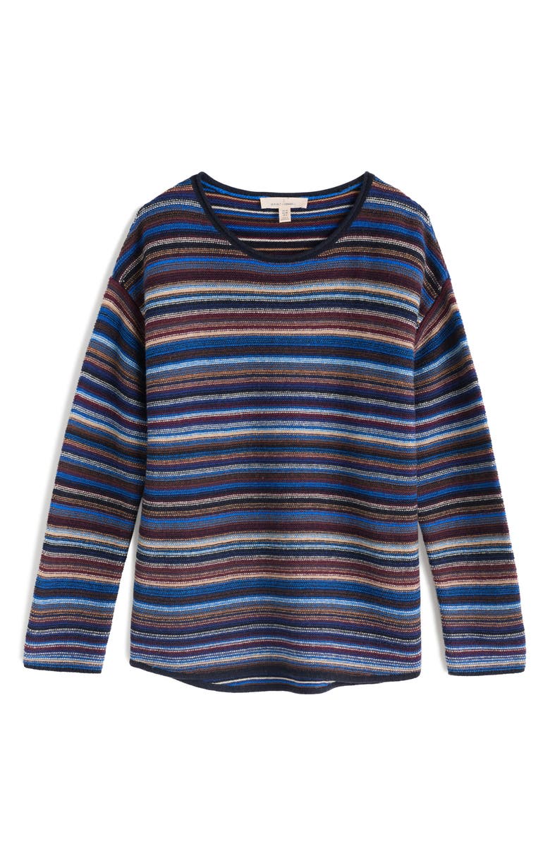 Seasalt Cornwall Fruity II Stripe Merino Wool Blend Sweater, Alternate, color, 