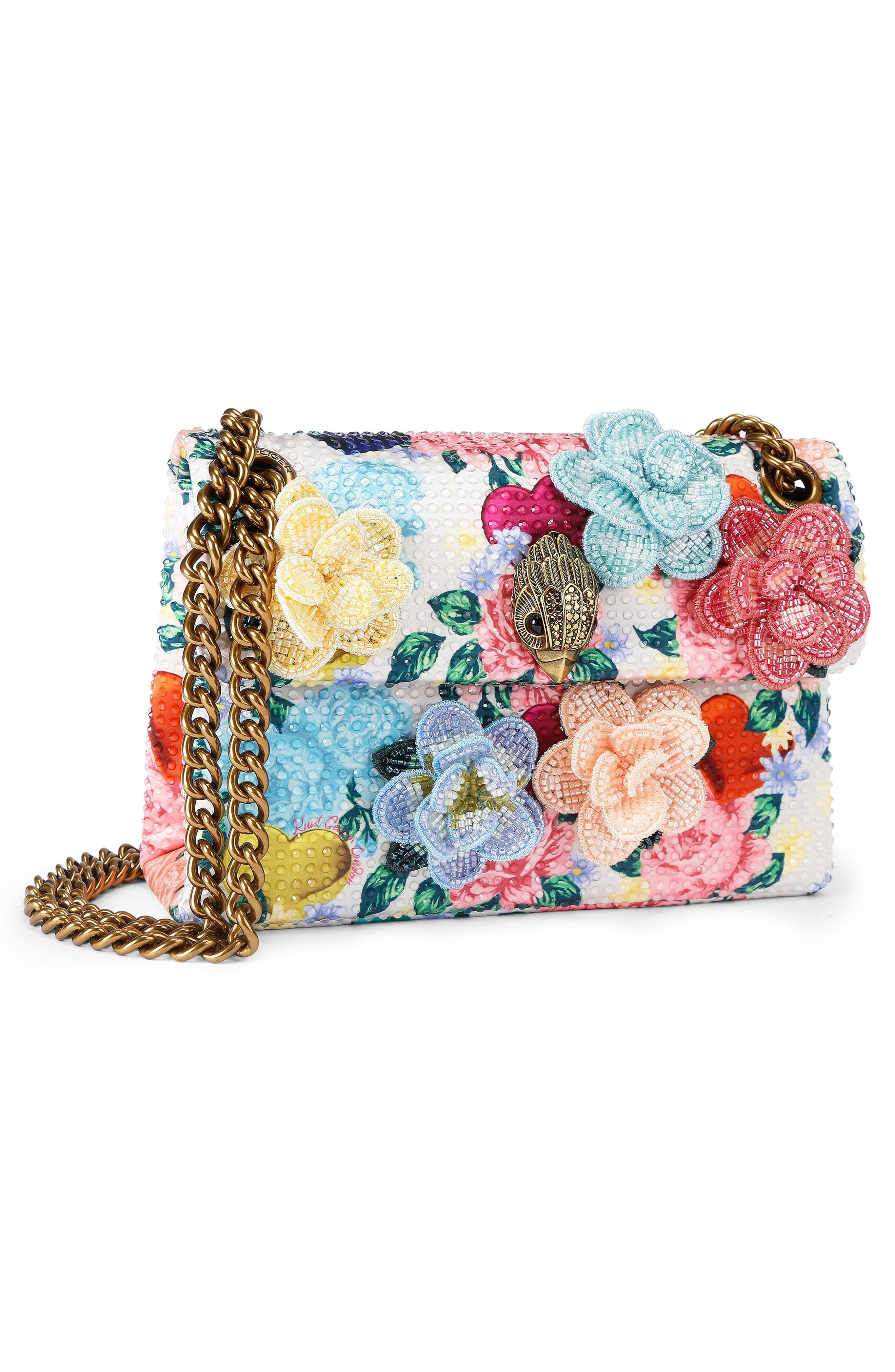 Kurt Geiger London Small Kensington Convertible Shoulder Bag, Alternate, color, Open White