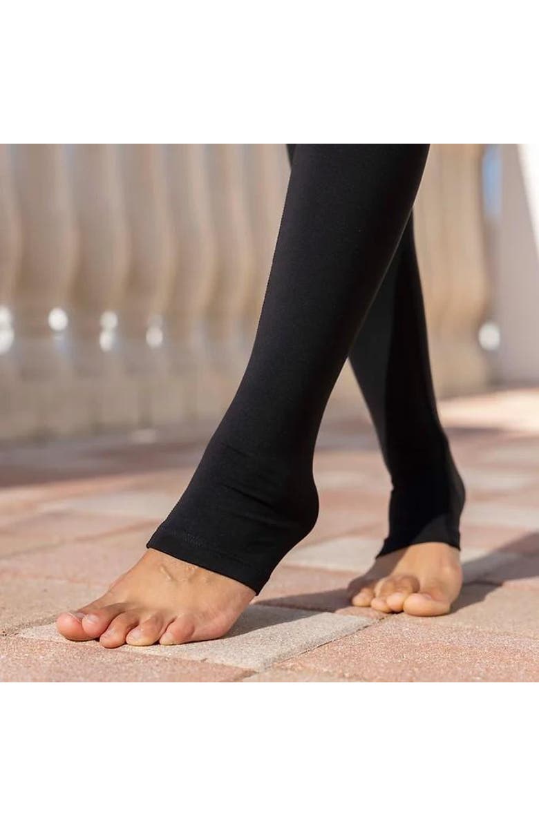 LAS Loungewear Com-pressi-on Me Jet Lag Legging, Alternate, color, Black