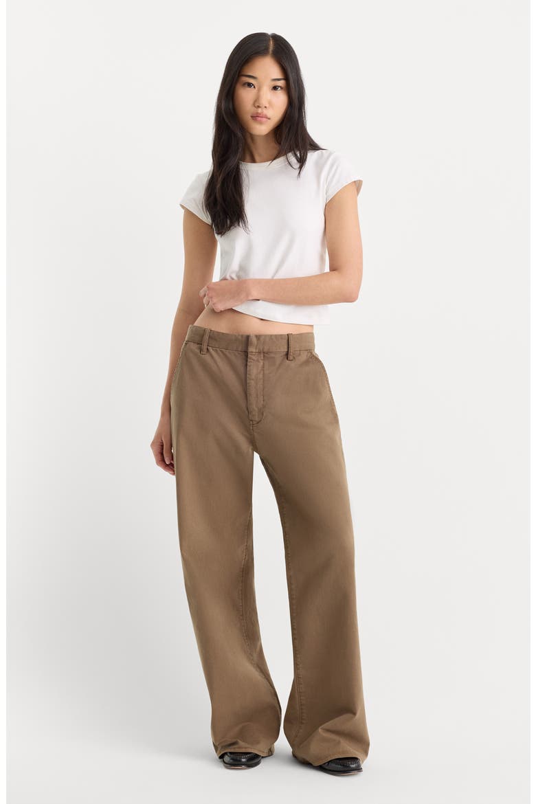 Low Slung Baggy Trousers, Alternate, color, TEA BARK
