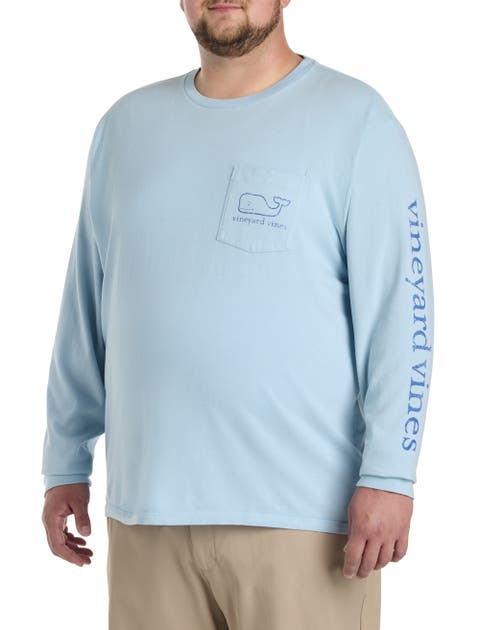 Big & Tall Whale Long-Sleeve Graphic Tee