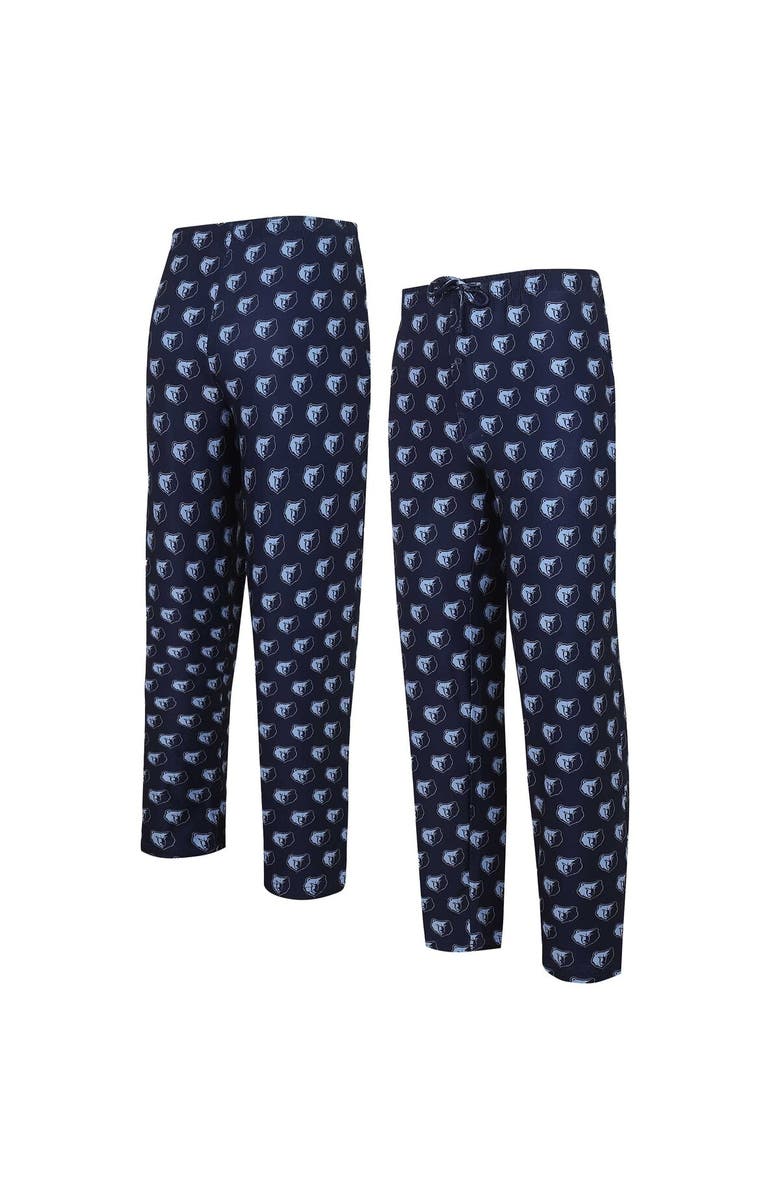 CONCEPTS SPORT Men's Concepts Sport Navy Memphis Grizzlies Gauge Allover Print Pants, Alternate, color, Navy