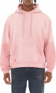 Cult of Individuality Core Distressed French Terry Pullover Hoodie