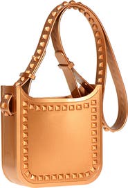 CARMEN SOL Lisa Small Studded Crossbody Bag