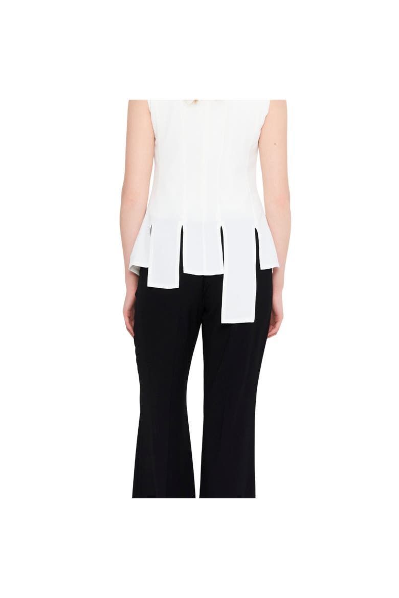 Freya Crystal Embellished top, Alternate, color, White