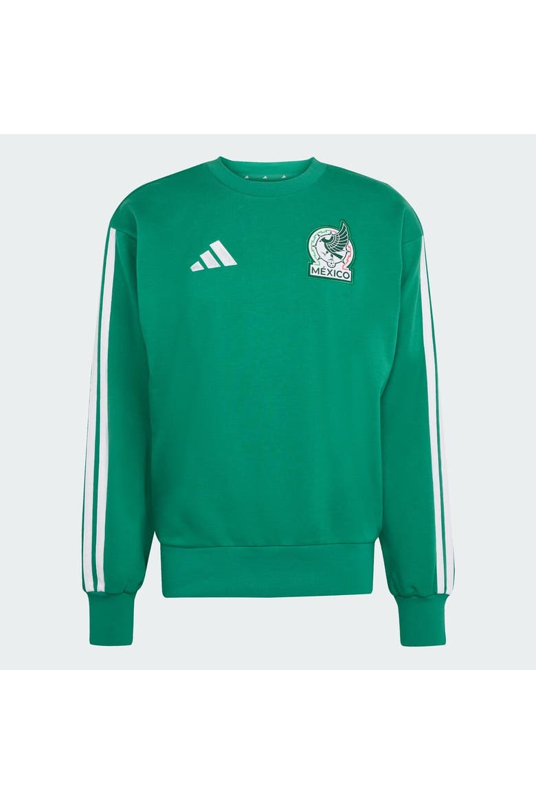 Men's adidas  Green Mexico National Team FIFA x World Cup Alphaskin Crewneck Sweatshirt, Main, color, Green