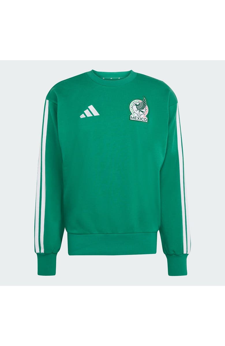 adidas Men's adidas  Green Mexico National Team FIFA x World Cup Alphaskin Crewneck Sweatshirt, Main, color, Green