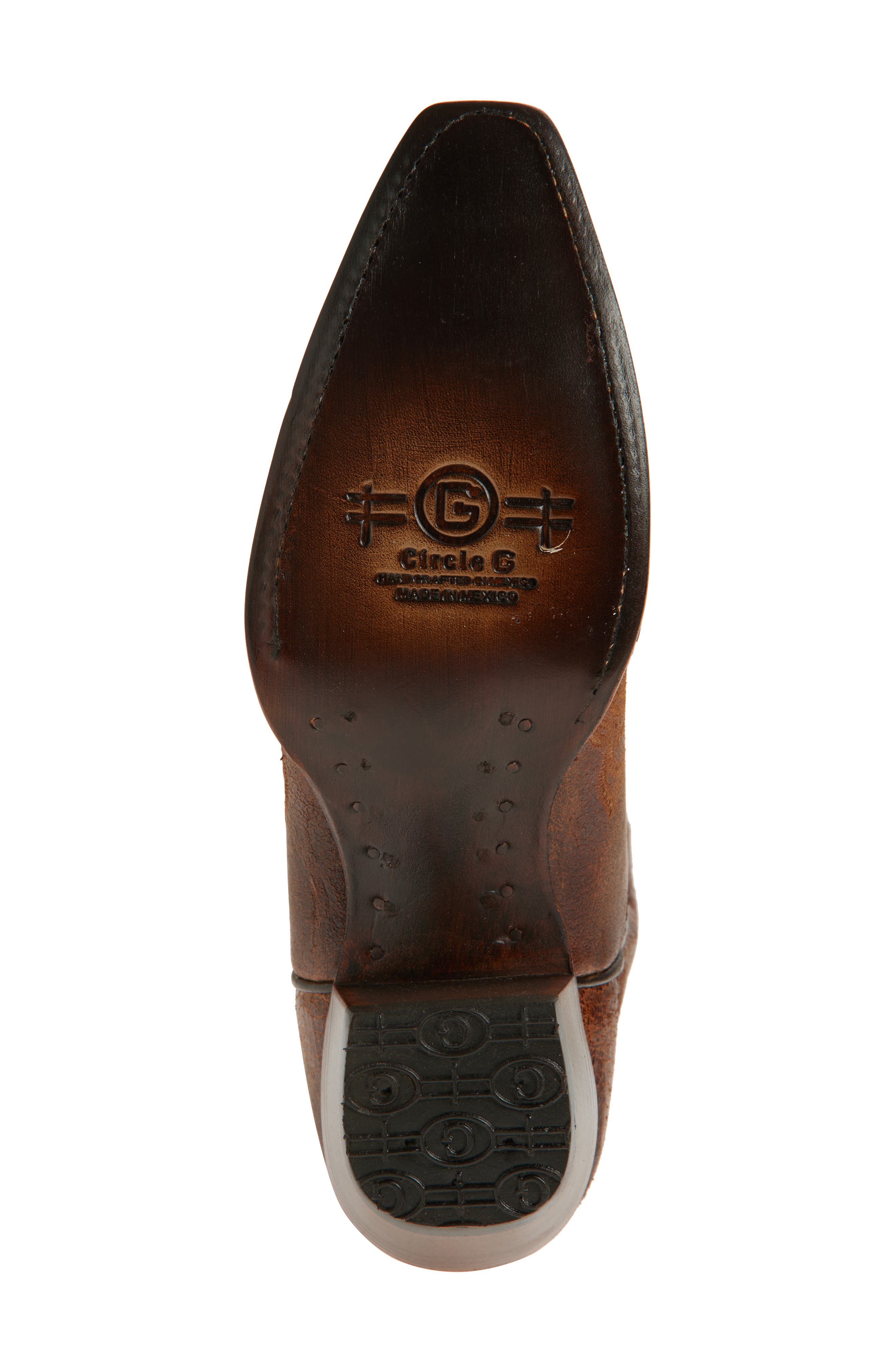 CIRCLE G Floral Embroidered Western Boot, Alternate, color, 