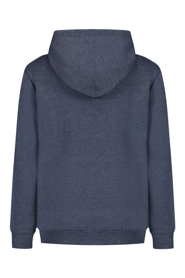 Kids' Bear Kayak Fleece Hoodie, Alternate, color, DOWNPOUR