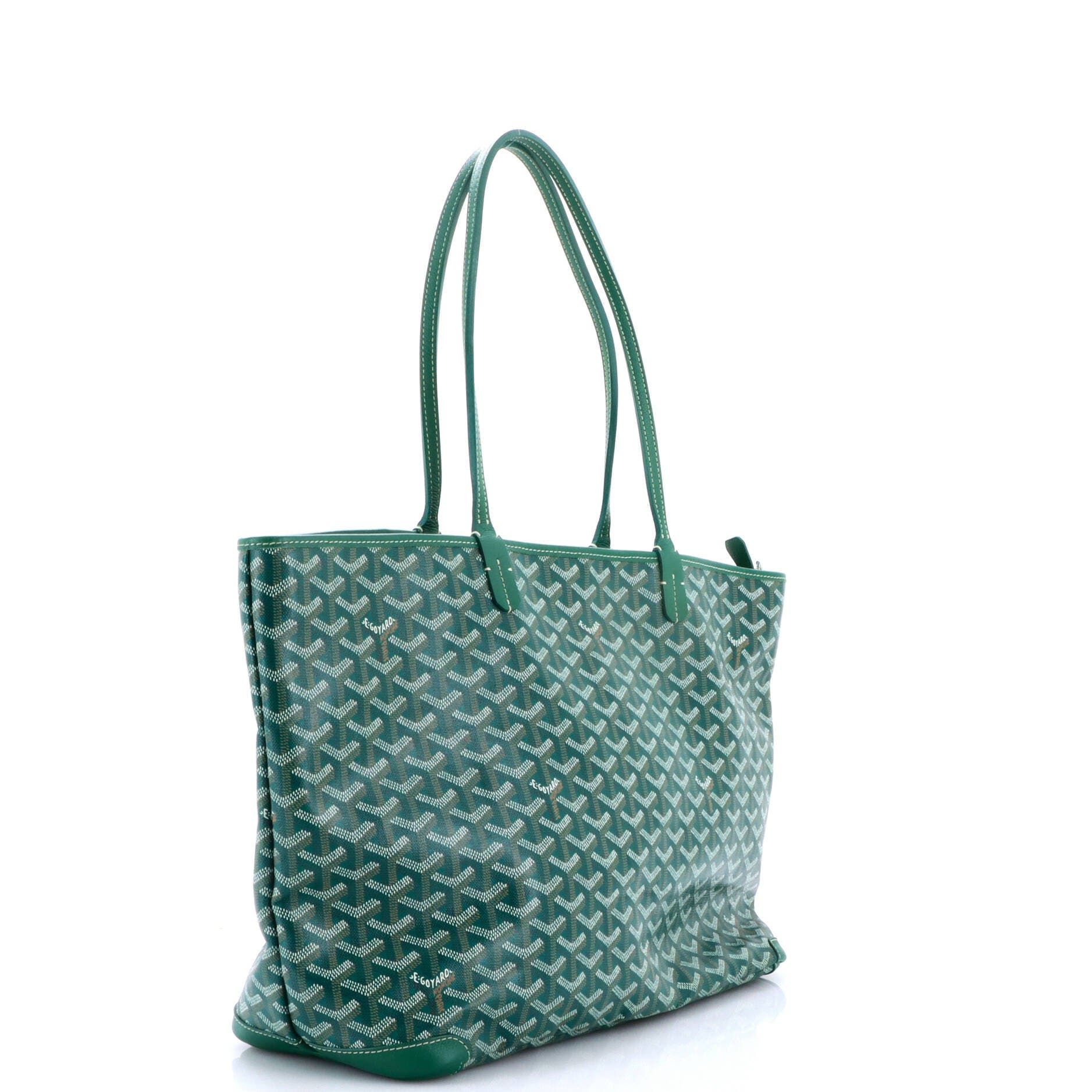 Artois Tote Coated Canvas MM, Alternate, color, Green
