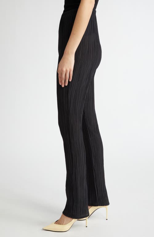 Bite Studios Parchment Pleated Cotton & Silk Pants In Black