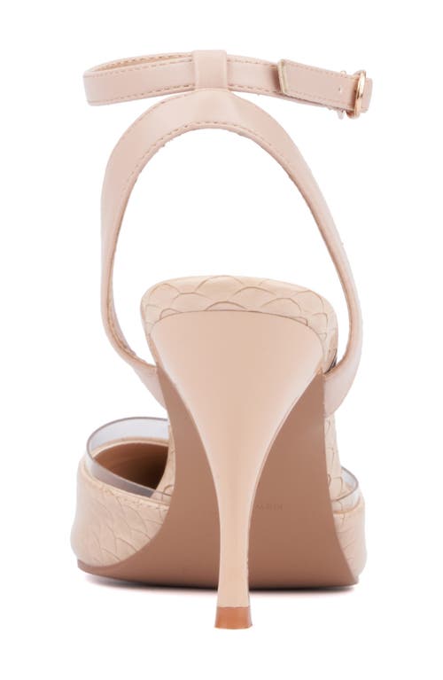 Torgeis Willow Ankle Strap Pump In Blush