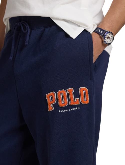 Polo Ralph Lauren Big & Tall Fleece Logo Joggers In Cruise Navy