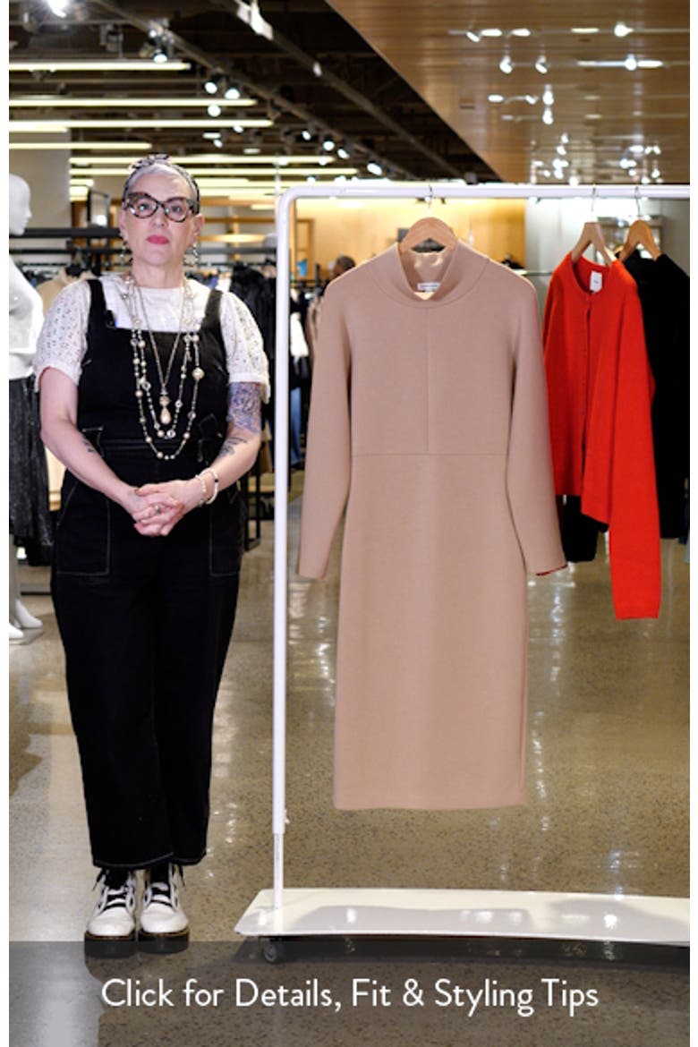 Mock Neck Midi Dress video