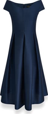 Donna Karan New York Off the Shoulder Dupioni Cocktail Dress